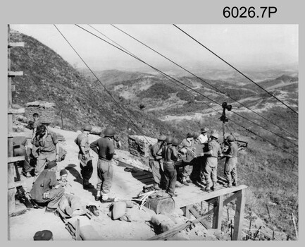 RASvy personnel from the Army Survey Regiment undergoing regimental training in the 1960s.