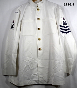 Navy, Summer Ceremonial Jacket for Non Commissioned Officer.