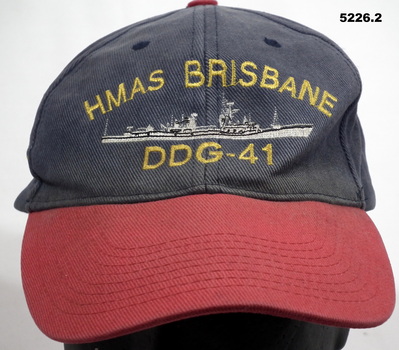 Service Baseball cap HMAS Brisbane.