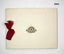 Small cream Christmas Card with letter insert.
