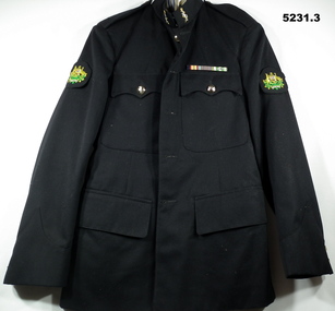 RAAF Polyester Black Jacket and trousers.