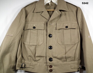 RAAF Bomber Jacket work dress in Khaki.