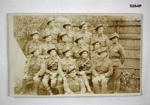 Group Portrait Tarnagulla and District soldiers.