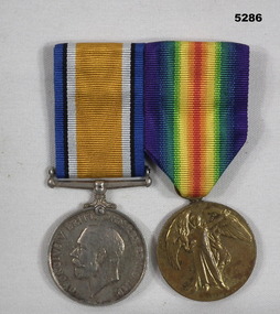Set of two medals re 38th Bn AIF
