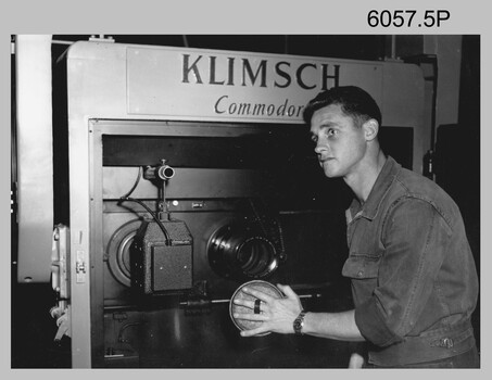 Photographic equipment operated by technicians at the Army Headquarters Survey Regiment, Fortuna Villa Bendigo. c1960s