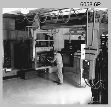 Photographic equipment operated by technicians at the Army Survey Regiment, Fortuna Villa Bendigo. c1970s