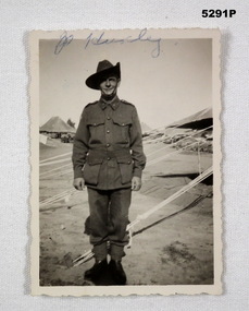 Photo of soldier N. Huxley.