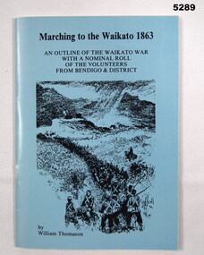 Booklet documenting New Zealand 1860'2 wars.