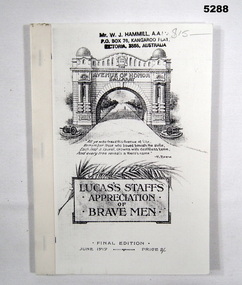 Avenue of Honor, Ballarat list.