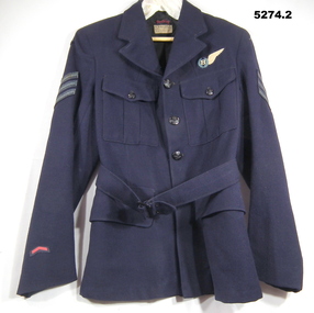 Uniform Jacket and belt RAAF.