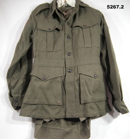 Volunteer Defence Corp uniform, shirt and jacket.
