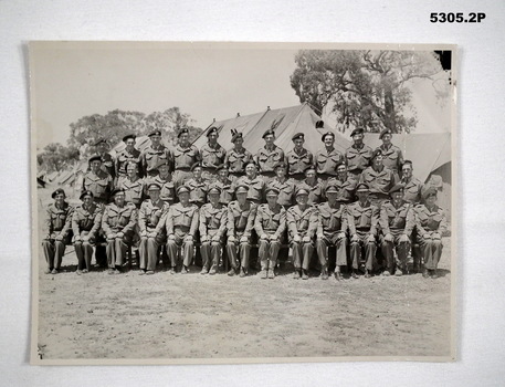 Officers and Senior NCO Group Portrait.
