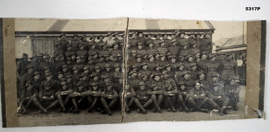Group Portrait of Militia Soldiers.