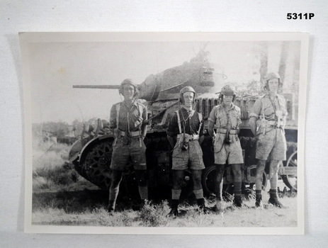 Australian Tank and four crew members.