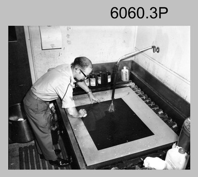 Printing plates prepared by technicians at the Army Survey Regiment, Fortuna Villa Bendigo. 1960s to 1980s