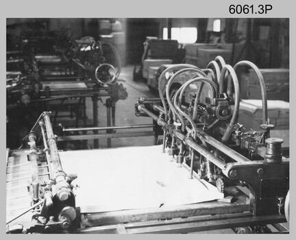 George Mann Printing Presses at the Army Survey Regiment, Fortuna Villa Bendigo. c1960s