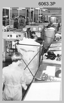 Komori Newkoni Printing Press at the Army Survey Regiment, Fortuna Villa, Bendigo. c1980s