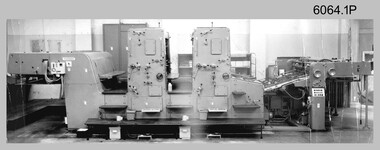 Planeta Polygraph Printing Press at the Army Survey Regiment, Fortuna Villa Bendigo. c1970s to c1980s