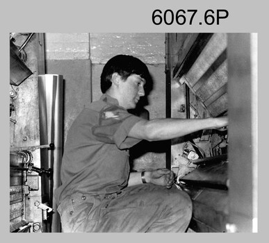 Printing Presses in operation at the Army Survey Regiment. Fortuna Villa Bendigo. c1980s