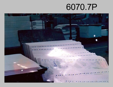 Bulk printed maps despatched by Printer Technicians at the Army Survey Regiment. c1980s, Fortuna Villa Bendigo. 