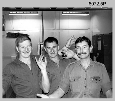 Various Photos of Printer Technicians and RASvy personnel at the Army Survey Regiment. c1980s, Fortuna Villa Bendigo. 