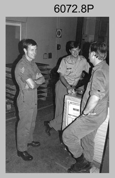 Various Photos of Printer Technicians and RASvy personnel at the Army Survey Regiment. c1980s, Fortuna Villa Bendigo. 