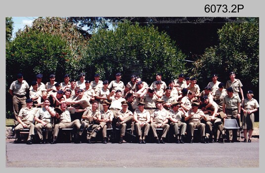 Lithographic Squadron group photos, Army Survey Regiment, Fortuna Villa Bendigo. c1990s