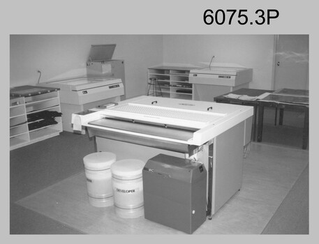 Map Production Equipment at the Army Survey Regiment, Fortuna Villa, Bendigo. 1991
