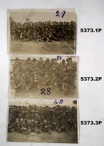 Photograph - GROUP PHOTOGRAPHS WW1, C.1914 - 18