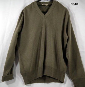 Khaki Woollen Army Jumper.