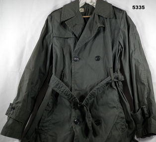 Cotton and Nylon, Army green, Raincoat.