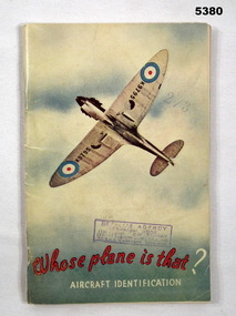 Booklet of Aircraft Recognition WW2.
