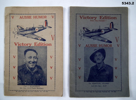 Booklet printed with Aussie Humor,