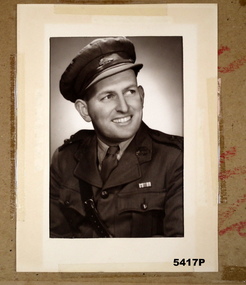 Photograph B & W of an Australian Officer WW2