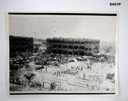 PHOTOGRAPH-Allied POW in Singapore Barracks 