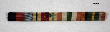 Set of WW2 Campaign Ribbons.