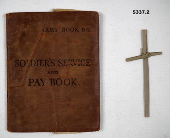 British Army Soldiers Pay Book.