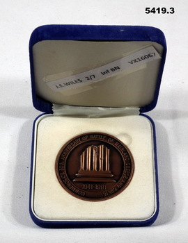 50th anniversary  Greece and Crete medal