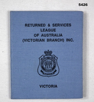 Victorian RSL membership card re Wiles