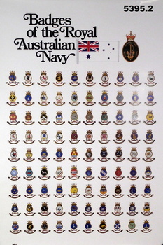 Three posters depicting Badges of Rank.