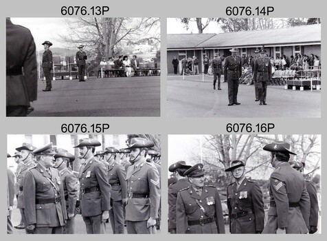 Corps Day Parade and Defence Force Service Medal Presentations at the Army Survey Regiment, Fortuna Villa, Bendigo. 1984.