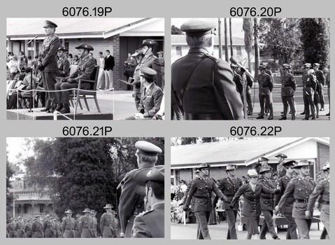 Corps Day Parade and Defence Force Service Medal Presentations at the Army Survey Regiment, Fortuna Villa, Bendigo. 1984.