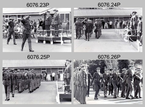 Corps Day Parade and Defence Force Service Medal Presentations at the Army Survey Regiment, Fortuna Villa, Bendigo. 1984.