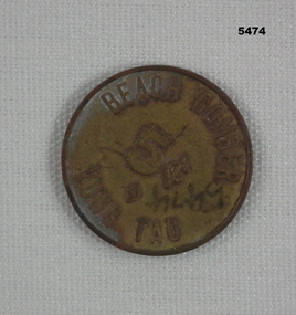Token coin used at the “Beach combers  Vung Tau”