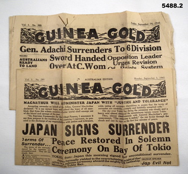WW2 soldiers news sheets .