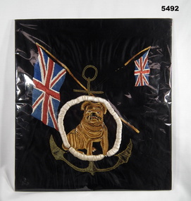 Embroidered British Navy souvenir 