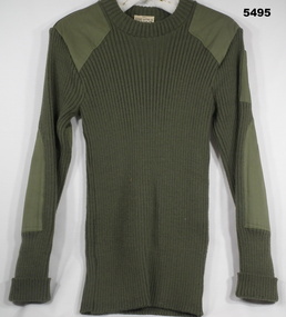 Jumper- wool, khaki coloured, army issued 