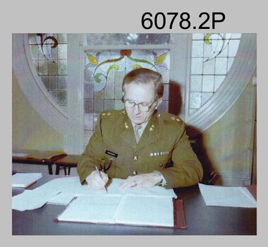 CO LTCOL Jorge Gruszka, Army Survey Regiment, Fortuna Villa, Bendigo. c1982-1985.