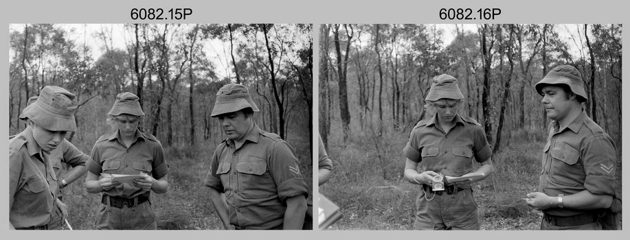 Navigation Exercise - Army Survey Regiment Regimental Training 1985.
