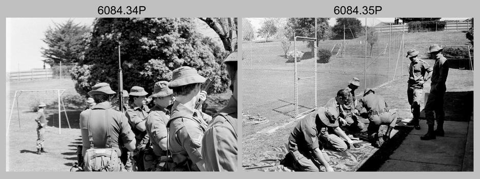 Military Skills Revision - Army Survey Regiment Regimental Training, Fortuna, Bendigo. 1985